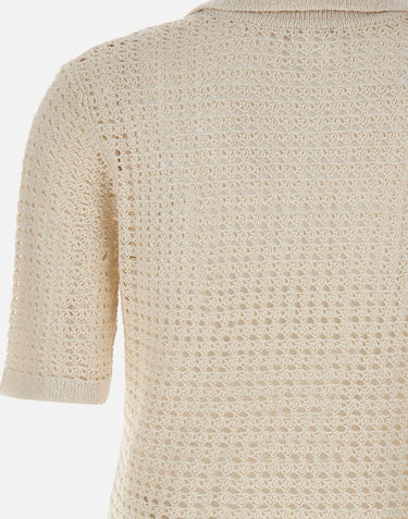 Maglia in seta a maniche corte M81MAGM28 MAG0M02000 ELEVENTY 