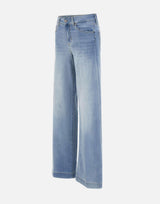 Jeans flare con strass UA6068DS081 79029 LIU-JO 