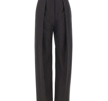 Pantaloni a gamba larga 1226WTR002857Q DKGREY VICTORIA BECKHAM 