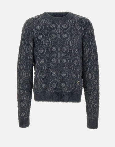 "Fluffy Monogram Jumper" MAW25KW1095 01 CASABLANCA 