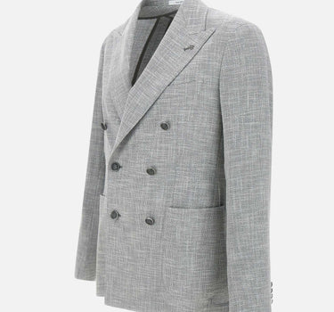 Blazer in lana, seta e cotone<BR/> 1SMC20K C90057EP842 TAGLIATORE 