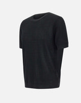 T-shirt  in filato di cotone e viscosa 100221 013 KANGRA 