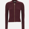 Cardigan con zip in lana e cashmere 1326KJU007313A ACAI VICTORIA BECKHAM 