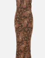 Abito lungo "Ninfea" TM190131B TNV143PAISLEY THE ANDAMANE 