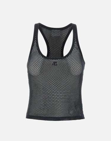 "Scuba mesh top" 225JDE130JS0119 9999 COURREGES 