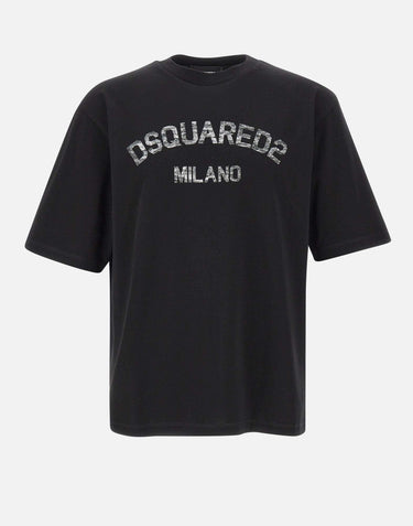 "Loose Fit Tee" S74GD1476 D20020962X DSQUARED2 