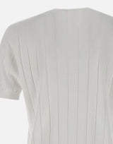 T-shirt in cotone e viscosa 102421 001 KANGRA 