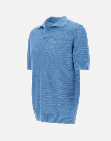 Polo in maglia di cotone PL3MCSK CM7B871 FILIPPO DE LAURENTIIS 
