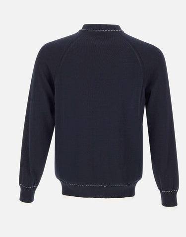 Maglia con profili a contrasto M76MAGM28 MAG0M0151101 ELEVENTY 