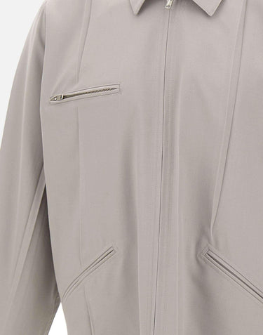 Giacca in misto lana con zip SH0AM0069 M35436858 MM6 MAISON MARGIELA 