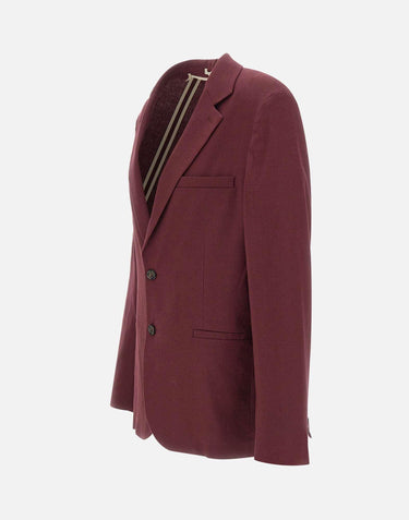 Blazer in misto lino L0423632 4469 PAOLO PECORA 