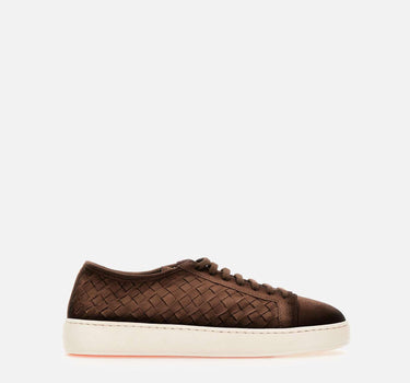 Sneaker in suede intrecciato MBCD22171BARTIST M21 SANTONI 