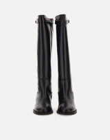 Stivali "Santa Monica" in pelle 3807 NERO VIA ROMA 15 