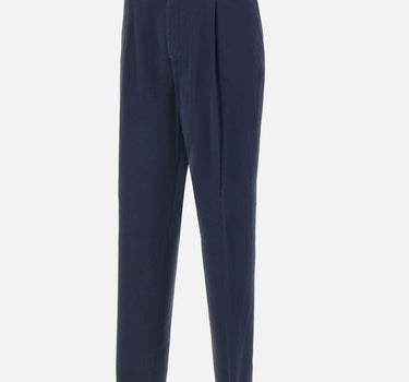 Pantaloni "Milano" in cotone e seta K75PANJ05 TET0K00411 ELEVENTY 