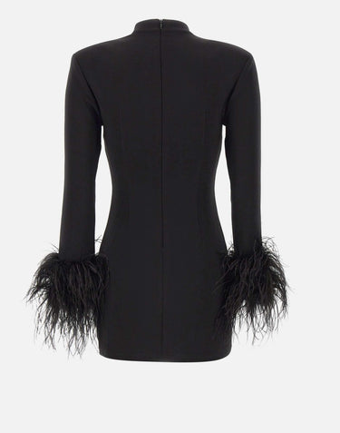 Mini abito "Teide" A0013NER52A NERO TWENTYFOURHAITCH 