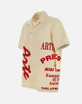 "Red print shirt" 024S CREAM ARTE ANTWERP 