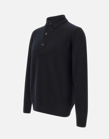 Polo in maglia di lana e cashmere PL3ML WC7R990 FILIPPO DE LAURENTIIS 