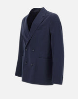 Blazer "Leon cotton Seersucker" S25MTLG401 DARKNAVY OFFICINE GENERALE 