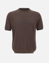 Maglia a maniche corte in misto seta e cotone 300421 170 KANGRA 