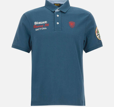 Polo "Albano" 26SBLUT02290 006803888 BLAUER 