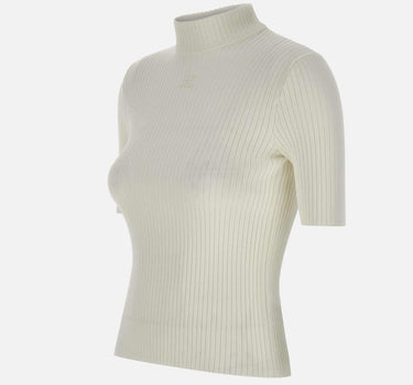 Maglia "Reedition" PERMPU026FI0001 HERWHITE COURREGES 