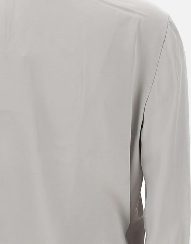 Blusa in seta "Pk label wrap" O1102503 B6M THEORY 