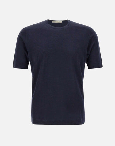 T-shirt in lana, seta e cashmere TS0MC LSC18R890 FILIPPO DE LAURENTIIS 