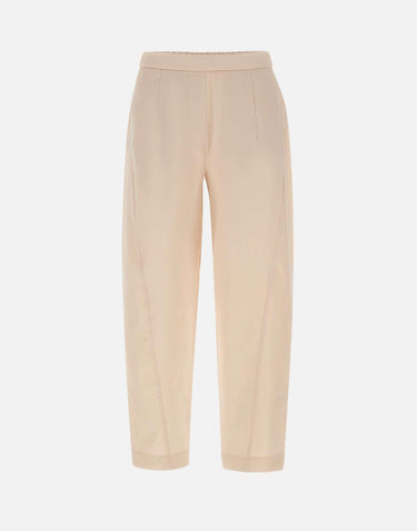 Pantaloni affusolati in cotone P000Z000179N 002 ELENA MIRO' 