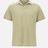 Polo open collar in misto seta e cotone 26411237 722 PAUL&SHARK 