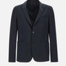 Blazer "Nehemiah" in cotone e  lino S25MTLG408 BLACK OFFICINE GENERALE 