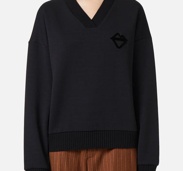 Felpa in tessuto scuba E0716331 9000 ICEBERG 