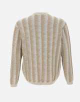 Maglione con motivo jacquard bicolore EM005525 AF25254F6050 EMPORIO ARMANI 