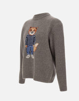"Dressed fox intarsia woll jumper" PM00806KH0002 H170 MAISON KITSUNE' 