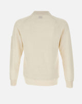 "Merino Wool Felted Crewneck Lens Sweater" 19CMKN198A 110468A103 C.P. COMPANY 