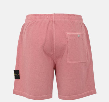 Shorts in felpa malfilé effetto "old" 6200014S0060 V018G STONE ISLAND 