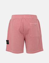 Shorts in felpa malfilé effetto "old" 6200014S0060 V018G STONE ISLAND 