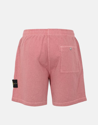 Shorts in felpa malfilé effetto "old" 6200014S0060 V018G STONE ISLAND 