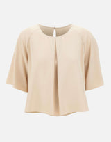 Blusa corta svasata SP1TZ007 1096 KAOS 