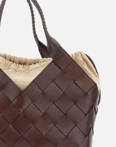 Borsa a spalla "Castello" 8111 DKBROWN DRAGON DIFFUSION 