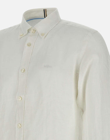 Camicia "H-Roan" in lino 50520283 100 BOSS 