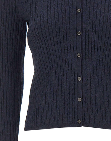 Cardigan in lana stretch V202879925 510TWN VINCE. 