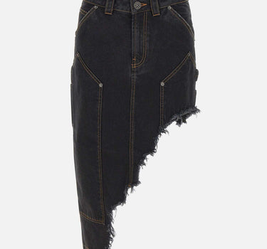 Gonna in denim VAQ10S002 BLACK VAQUERA 