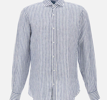 Camicia  in  lino LFU02P0147066U 0004 BARBA 