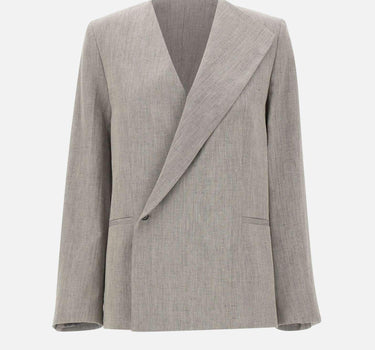 Blazer sartoriale asimmetrico "Suna" SUNA GREY LOULOU DE SAISON 