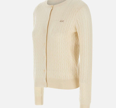 "Roundneck cardigan Cable" K45248 31 SUN68 