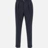 Pantaloni "Pierre" S25MTLG460R DARKNAVY OFFICINE GENERALE 