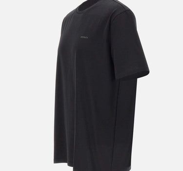 T-shirt in cotone con occhielli PA1048 BLACK PREMIATA 