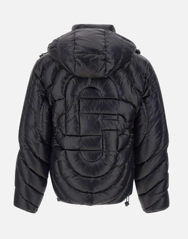 "Monogram Quilted Nylon Puffer Jacket" MAW25OT140 01 CASABLANCA 