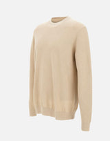 Maglia in cotone con lavorazione a rombi DK17016 SABBIA DIKTAT 