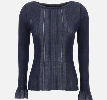 Maglia jacquard in misto cotone see-through WRKE0385 AQ329B0324 ETRO 